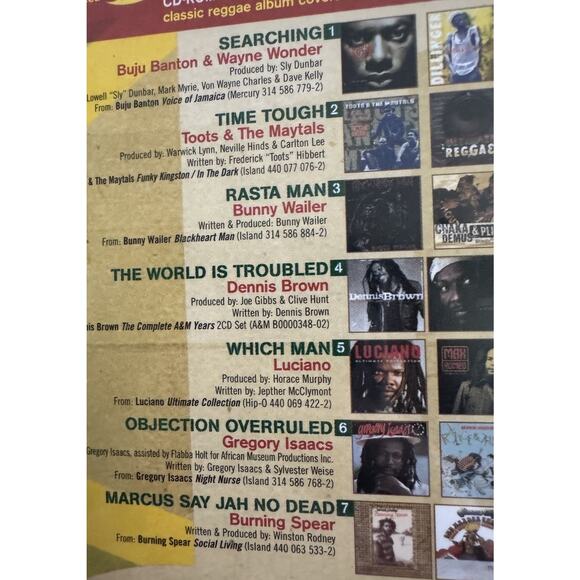 Island Reggae Jamaican Music History Promo CD Jimmy Cliff Dillinger Luciano NEW - Picture 4 of 5